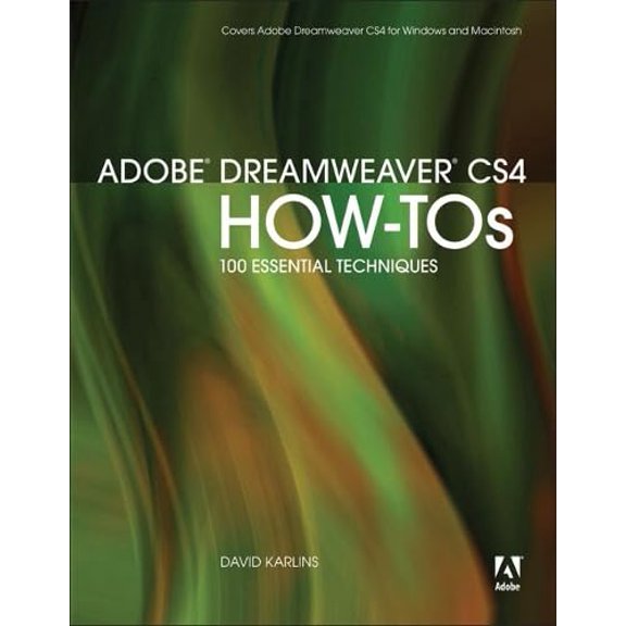 Pre-Owned Adobe Dreamweaver CS4 How-Tos: 100 Essential Techniques (Paperback) 0321562895 9780321562890