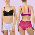 thumbnail image 2 of Set De 5 Pantaletas Cintura Media Encaje Sexybox Mod. 8871 SexyBox Boxer 8871, 2 of 9