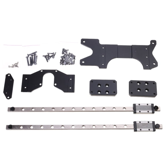 Upgrades Double Linear Rail Guide Kit MGN9H 300mm Plate Linear Metal Motion Rails For 3D Printers