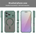 thumbnail image 2 of YEYKX Magnetic for iPhone 17 Pro Case [Compatible with MagSafe] [Military Grade Drop Protection] Translucent Matte Shockproof Phone Case,Green,For iPhone 17 Pro, 2 of 9