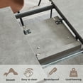 thumbnail image 2 of Modern Dining Table, Kitchen Table Set for 4-6 People Rectangular Wood Dining Table, 2 of 5