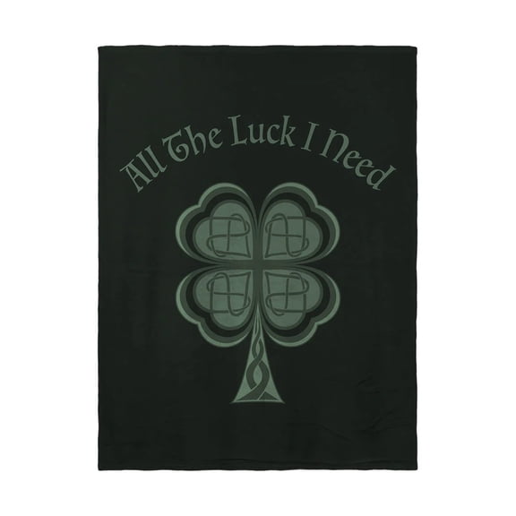 Blankets Lucky Four Leaf Clover