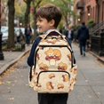thumbnail image 4 of Aplkyhs Backpack for Age 9-18 Sweet Plaid 17 Inch School Bag Large Capacity Breathable Bookbag for Girls Teens Mushroom Cat, 4 of 7