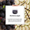 thumbnail image 4 of Mainstays 3-Wick Scented Glass Jar Candle, Blackberry Apple, 11.5oz., 4 of 10