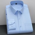 Fashion Noniron Shirt Antiwrinkle Classic Solid Business Casual Soft
