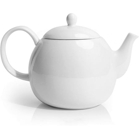 IGUOHAO 220.101 Porcelain Teapot, 40 Ounce Tea Pot - Large Enough for 5 ...