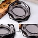 thumbnail image 4 of Cenicero, cenicero de cristal para decoración de mesa de oficina en casa, cenicero de regalo, hermosa decoración artesanal, negro Ormromra CZYD-YX109, 4 of 6