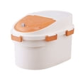thumbnail image 2 of Caja de almacenamiento de alimentos para perros de plástico para Naranja S SM SunniMix Estuche de almacenamiento de granos, 2 of 8