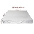 thumbnail image 1 of Multi-purpose polyethylene waterproof tarpaulin, silver, 240*240*25cm, 1 of 3