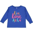 thumbnail image 3 of Inktastic Live Love Aloha Boys or Girls Long Sleeve Toddler T-Shirt, 3 of 5