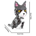 thumbnail image 3 of Iseesee Mini Bloques de Construcción para Gatos Ladrillos de Juguete de Construcción para Mascotas Micro Mini Bloques Juego de Bloques de Construcción de Rompecabezas 3D Juguetes Regalos para Niños o, 3 of 5