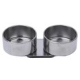 thumbnail image 1 of Double Stainless Steel Art Pallete Clip Pot Large Oil Painting Container with Lid, 1 of 4
