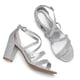 thumbnail image 5 of Sandalia DREAM PAIRS MADISON Plata con Brillo Tacón de 7.5 cm, 5 of 9