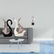 thumbnail image 2 of estatua de cisne,Figuras de cisne,estatuas,decoración del hogar,fiesta de bodas,Estatua de arte abstracto,Estatua de arte abstracto Escultura de resina moderna,Colección creativa de figuras, 2 of 8