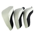 thumbnail image 4 of 3Pcs Breathable Headcovers Sleeves with Number Tags - Gray Green, 30 x 14cm, 4 of 8