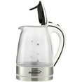 thumbnail image 2 of Brentwood Tempered Glass Tea Kettle in White, 2 of 6