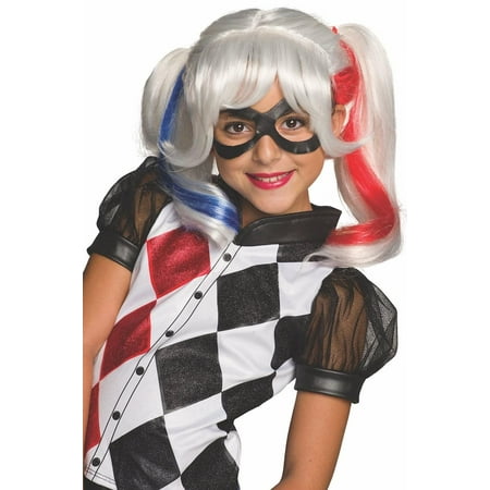 UPC 082686329675 product image for Rubie s DC Superhero Harley Quinn White Halloween Costume Wig  for Child | upcitemdb.com