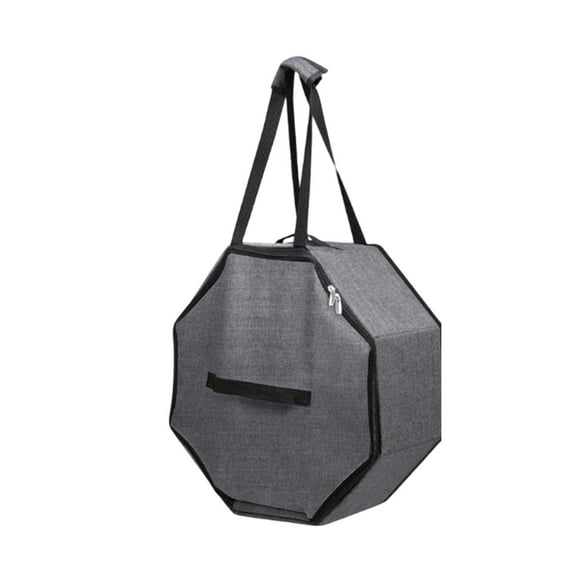 Hat Storage Box for Travel & Closet - Collapsible Hat Organizer with Handles Fits Cowboy Hats, Wide Brims & Caps - Durable Hat Carrier for Men & Women