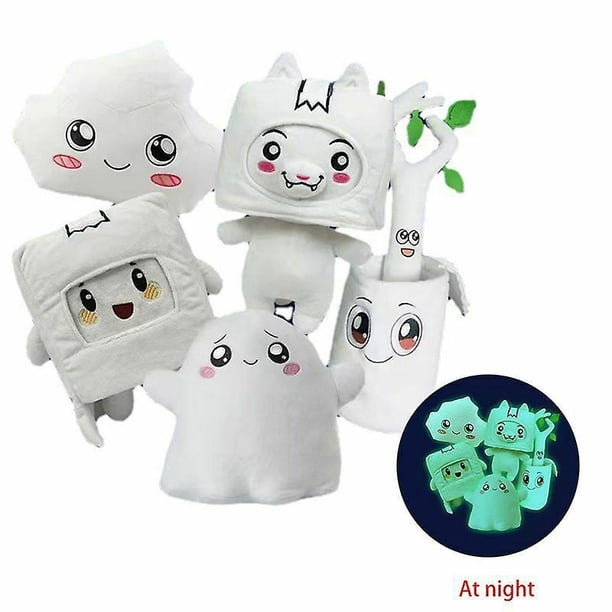 Lankybox World Foxy Boxy Plush Doll Soft & Stuffed Toy For Kids Gifts ...