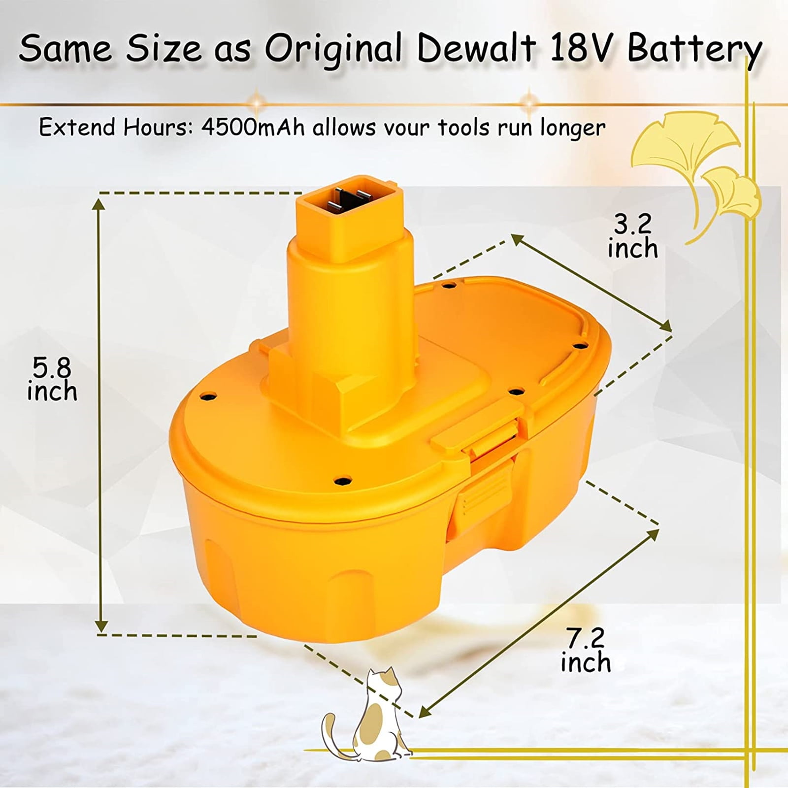 Original dewalt 18v sale battery