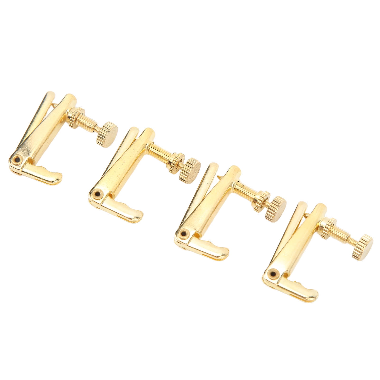 Fine Tuner 4PCS Violin Fine Tuner Golden Metal Wear String Fine