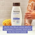 Aveeno Stress Relief Body Wash Soothing Oat, Lavender Scent, and