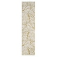 thumbnail image 4 of Luxe Weavers Modern Abstract Branches Cream Gold 2x8 Runner Rug, Machine-Made Hallway Carpet, 4 of 9