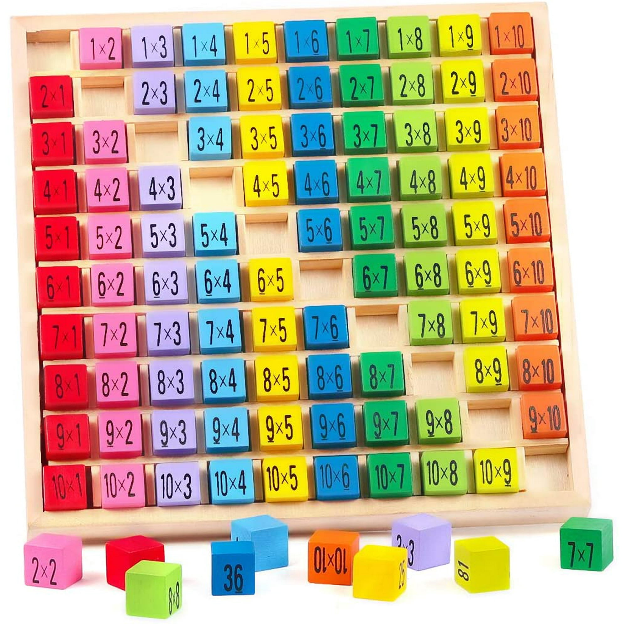 1x1 Numbers Learning For Elementary Schoolchildren, Wooden Abacus