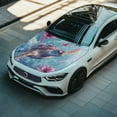 thumbnail image 3 of Uorisanigo Car Hood Cover Tear-Resistant Boho Turtle Hood Covers for Car Waterproof Automotive Accessories Suitable Most Automotive Sedans Trucks Pickup Sports Cars, 3 of 7