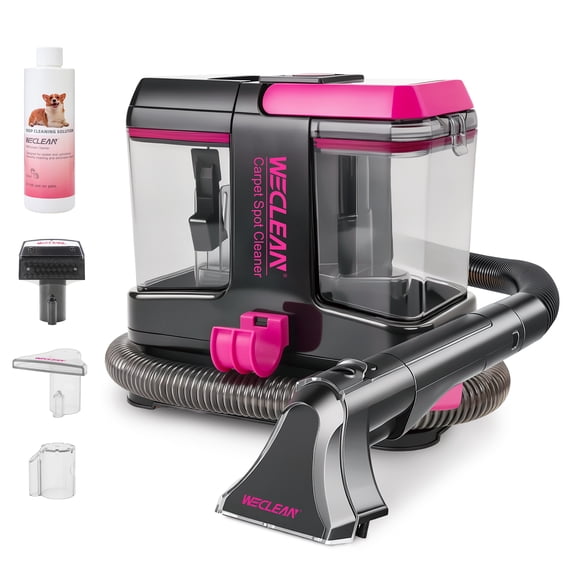 Portable Carpet Cleaner Upholstery Deep Cleaner, Deep Cleaning for Carpet ,Car Couch , with Deep Cleaning Solution ,Blackpink