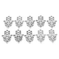 thumbnail image 6 of EHJRE 10 Pieces Alloy Hollow Palm Charms Pendant for Jewelry Making Accessories, 6 of 9