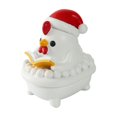thumbnail image 5 of Christmas Hat Chicken Bathroom Bubble Night Light Cute Christmas Chicken3D Reading Book Lamp Resin Decor for Readers, Bedroom Study Room Home Decor Christmas Decorations Gifts, 5 of 9