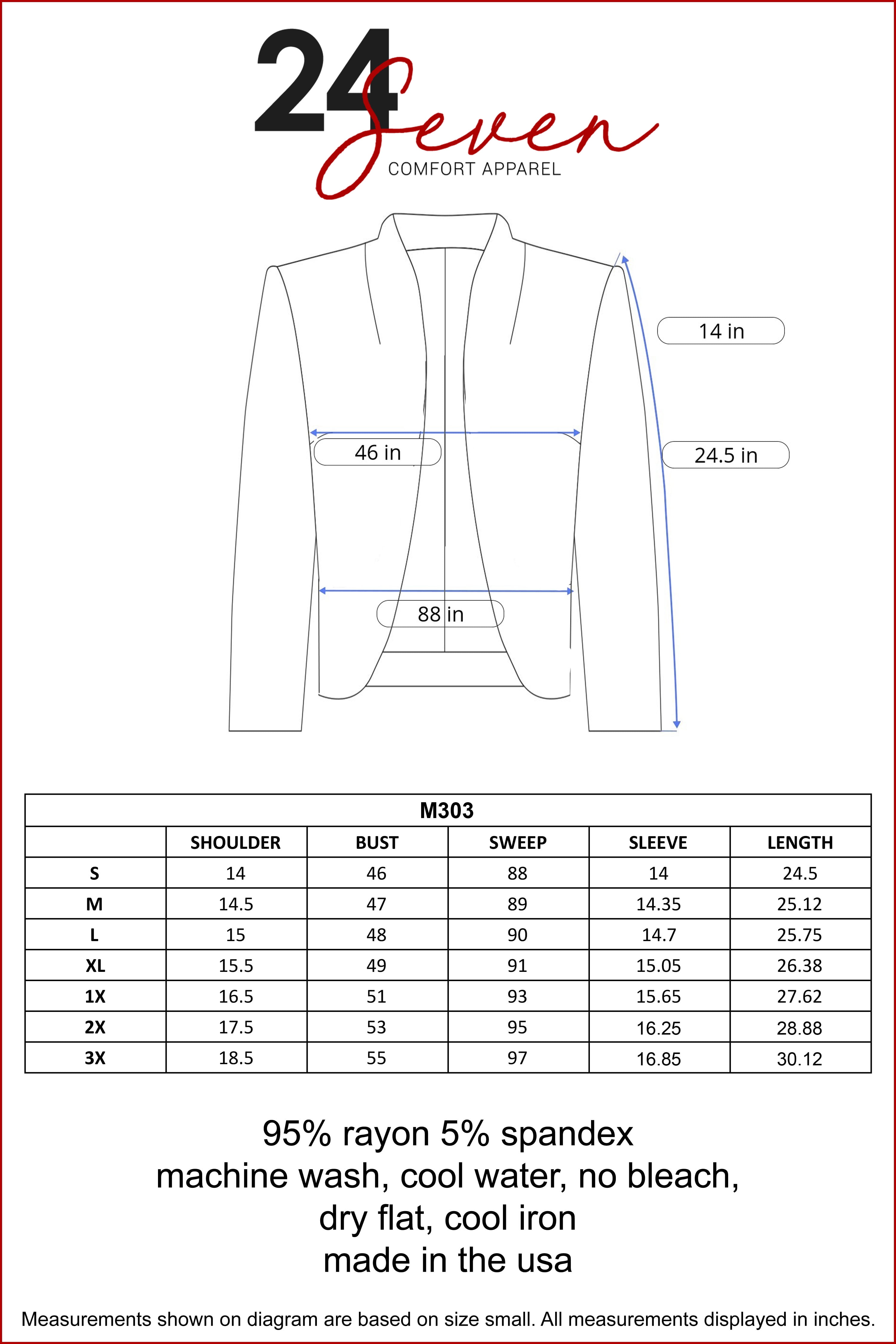 24seven Comfort Apparel Elbow Length Sleeve Maternity Open Cardigan