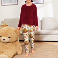 thumbnail image 6 of Disketp Thanksgiving With Turkey for Teenagers' Pajama Pants ,Lounge Pants Teen joggers Ideal for Home, School, or Sports-XS(5-6), 6 of 6