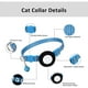 thumbnail image 5 of G Collar para gato, collar reflectante diseñado para Airtag, collar para perro, cachorro, gato, mascota pequeña (negro), 5 of 5