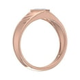thumbnail image 2 of 0.15 Carat Men's Diamond Wedding Band Ring in 14K Rose Gold (Ring Size 7.75) (SI1-SI2 Clarity), 2 of 5