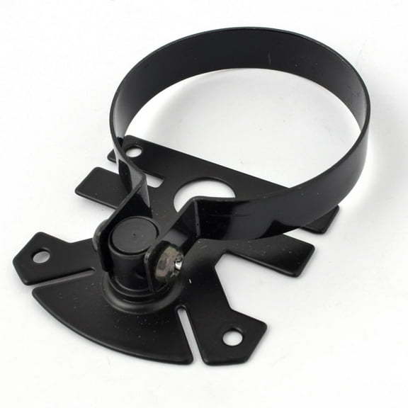 Unique Bargains Black Metal 60mm Dia Single Gauge Dash  Cover for Auto Car