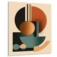 thumbnail image 2 of Designart "Gentle Depths in Cream and Green" Minimalism Metal Art Print, 2 of 5
