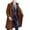 Brown, variant on Chiccall Mens Coat Single Breasted Trench Coat Lapel Mid-Length Jacket Fashion Casual Overcoat with Pocket