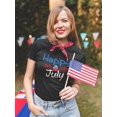thumbnail image 2 of 4Th Of July Cupcake T-Shirt Women -Image by Shutterstock, Female x-Large, 2 of 4