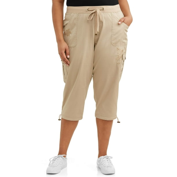 plus size capris walmart