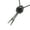 Black, variant on Aellinatey Antique Crystal Jewelry Cowboy Bolo Tie Western Leather Rope American Necktie