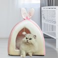 thumbnail image 4 of Tmvgtek Cama De Sueño Profundo Para Gatos, Cesta Para Mascotas, Acogedora Tumbona Para Cachorros, Cojín Para Casa De Perro (S Rosa) Tmvgtek Oficina Multiescena Multifunción, 4 of 9