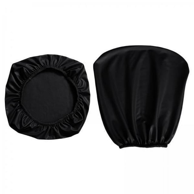 2xFunda Para Silla De Oficina Funda Para Sillón Estirable Extraíble Para Oficina Hotel Negro