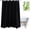 Black, variant on Short Shower Curtain Liner 60 Inch Long, Water Resistant Fabric Bathroom Curtain Liners, Solid White, Hotel Quality, Machine Washable, 72 X 60 Inch