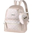 thumbnail image 1 of Backpack Ladies Elegant Pu Leather Backpack Girls For Women Black, 1 of 5