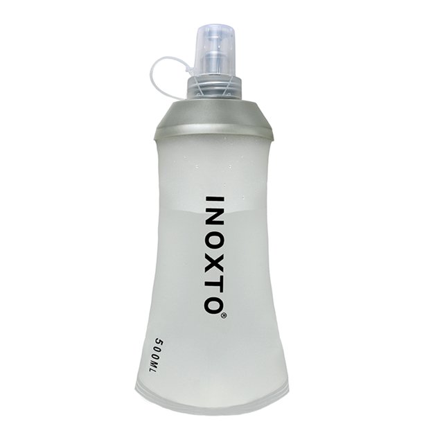 Bolsa de agua para deportes de 450ml, bolsa de almacenamiento de vejiga de agua plegable y portátil Abanopi 500ml y 1pc