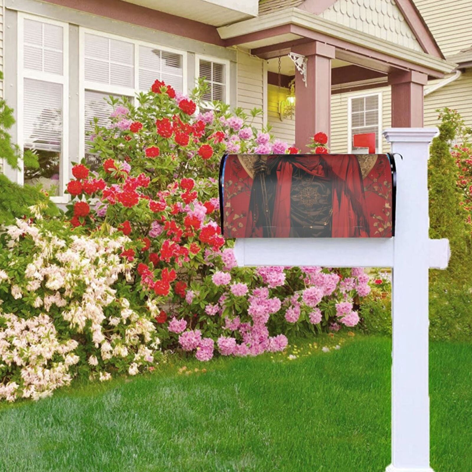 Kdxio Magnetic Mailbox Cover 21x18 in Mailbox Cover Outdoor Decoration Holiday Mailbox Covers for Home Garden Yard-21x18 in