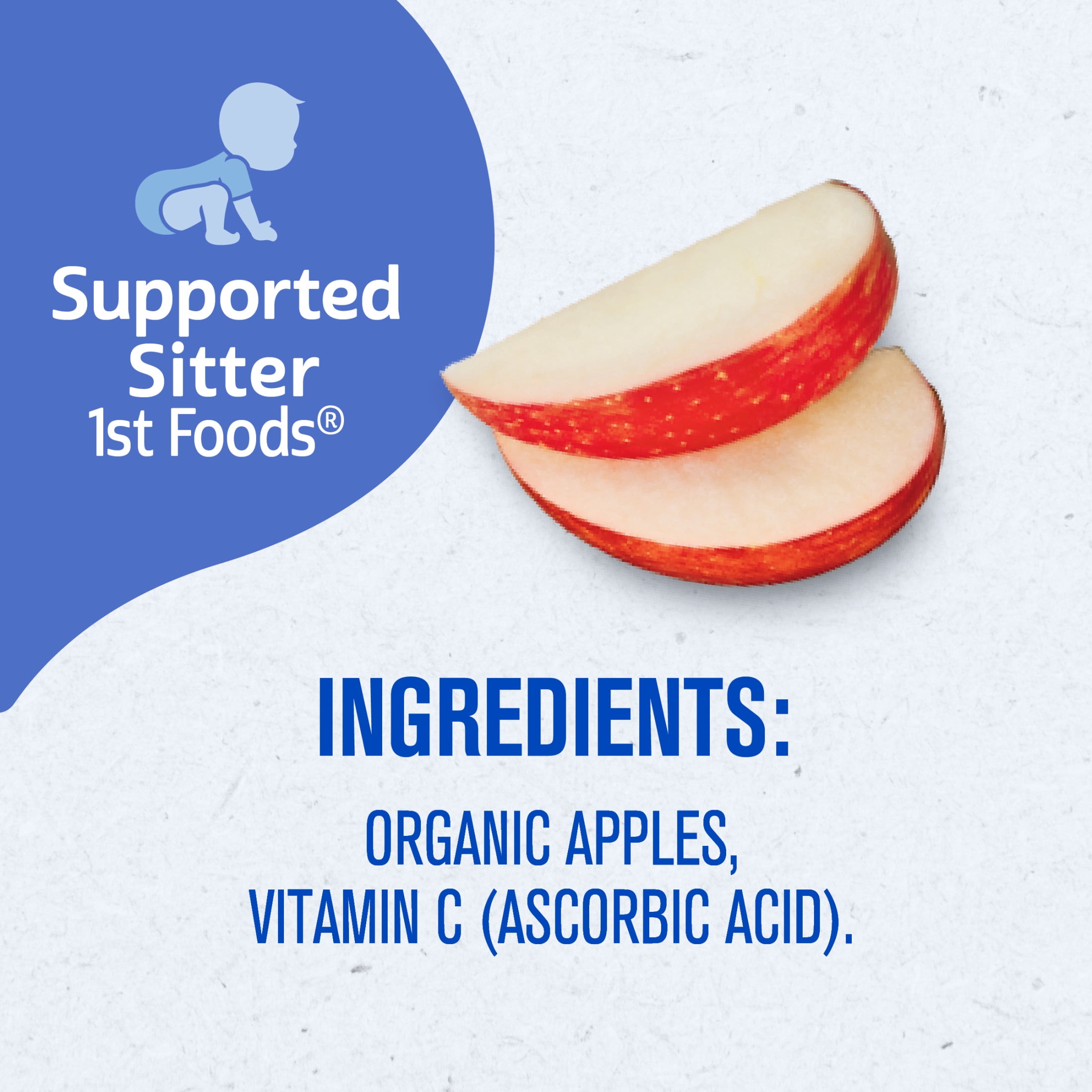 Gerber Organic Stage 1 Baby Food Puree, Apple, 4 oz Jar