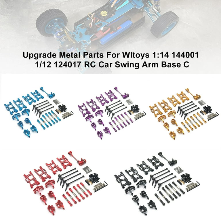 Upgrade Metal Parts For Wltoys 1:14 144001 1/12 124017 RC